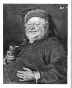 Falstaff mit Becher by Eduard von Grützner