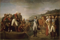 Farewell of Napoleon I and Alexander after the peace of Tilsitt, July 9, 1807 by Gioacchino Giuseppe Serangeli