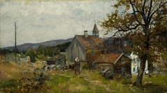 Farm, Vik at Stange by Gerhard Munthe