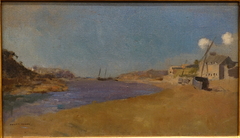 Fishing Village, Brittany by Odilon Redon