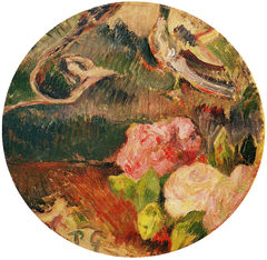 Flowers and Bird by Paul Gauguin