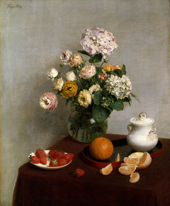 Flowers and Fruit by Henri Fantin-Latour