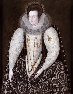 Frances, Lady Reynell, of West Ogwell, Devon by Robert Peake the elder