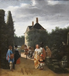 Game of Skittles (copy) by Pieter de Hooch