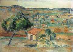 Gardanne vu du Claou by Paul Cézanne