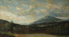 Gezicht op de Mount-Washington in New Hampshire by Alexander Wüst