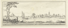 Gezicht op Huis Herlaar en Tienhoven by Jan de Beijer