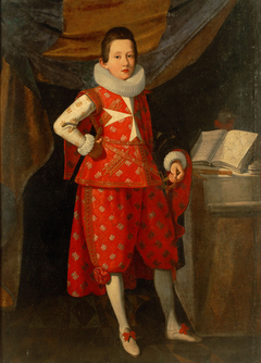 Giancarlo de' Medici (1611-1663), Cardinal, at the age of 10. by Francesco Bianchi Buonavita