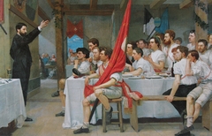 Gymnasts' Banquet by Ferdinand Hodler