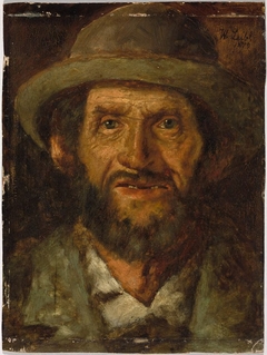 Head of a Man by Wilhelm Leibl