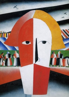 Head of a Peasant by Kazimir Malevich