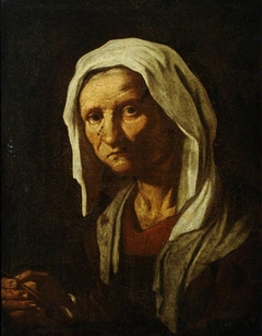 Head of a Peasant Woman by Giacomo Francesco Cipper