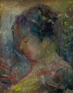 Head of a Woman in Profile by Arnold Peter Weisz-Kubínčan