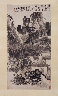 Hermitage in Mount Lu by Shitao