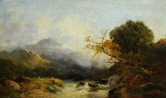 Highland River and Lake View by Joseph Horlor