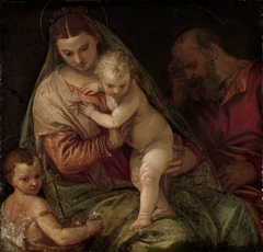 Holy Family with Young Saint John by Unknown Artist