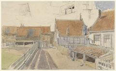 Huizen in de Vinkenbuurt, Amsterdam by Jan Hanau