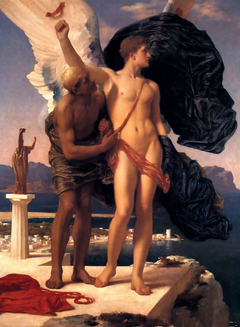 Icarus and Daedalus by Frederic Leighton