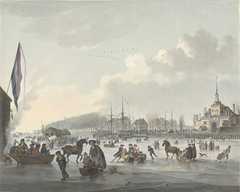 IJsvermaak voor Rotterdam, ca. 1784 by Unknown Artist