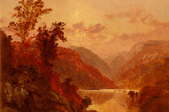 In The Highlands of the Hudson by Jasper Francis Cropsey