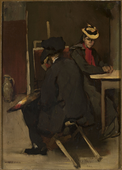 In the painter's studio by Rudolf Hirth du Frênes