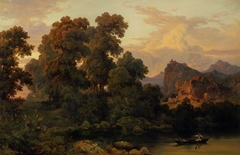 Italienische Landschaft by Salomon Corrodi