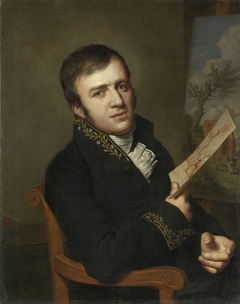 Jan Kobell II, Painter, in the Uniform of a Member of the Royal Institute of Sciences, Literature and Fine Arts by Willem Bartel van der Kooi