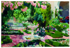 Jardin de la Maison Sorolla (1918-1919) by Joaquín Sorolla