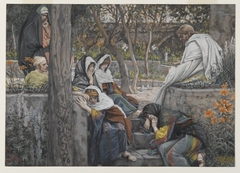 Jesus, Mary Magdalene, and Martha at Bethany by James Tissot