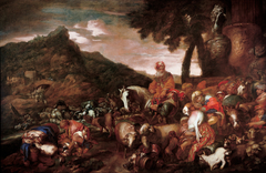 Journey of the Family of Abraham by Giovanni Benedetto Castiglione