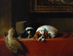 King Charles Spaniels (‘The Cavalier’s Pets’) by Edwin Henry Landseer