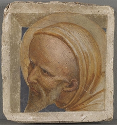 Kopf eines hl. Mönchs by Fra Angelico