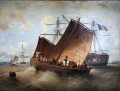 La barque de Plougastel by Ferdinand Perrot