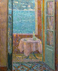 La Table de la mer, Villefranche-sur-Mer by Henri Le Sidaner