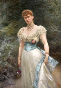 Lady Gertrude Lucia Egerton, Countess of Albemarle (1861-1943) by Michele Gordigiani