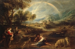 Landscape with a Rainbow by Peter Paul Rubens