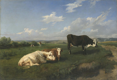 Landscape with Cattle by Rosa Bonheur