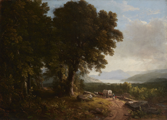 Landscape with Covered Wagon by Asher Brown Durand