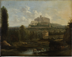 Landscape with the Castle of Francheville by Frederik de Moucheron