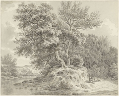 Landschap bij Alkmaar by Jan Evert Grave