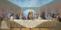 Last Supper by Linda Ridd Herzog Art