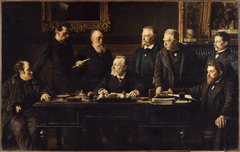 Le bureau du Conseil Municipal, en juillet 1883 by Armand Félix Marie Jobbé-Duval