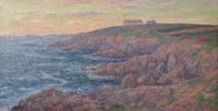 Le sémaphore de Beg ar Mor by Henry Moret