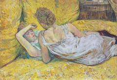 Les Deux amies by Henri de Toulouse-Lautrec