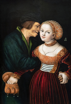 Lovers by Lucas Cranach the Elder