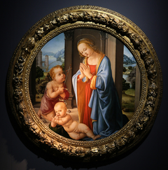 Madonna and Child with St. John by Tommaso Lunetti