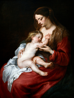 Madonna with the child by Anthony van Dyck