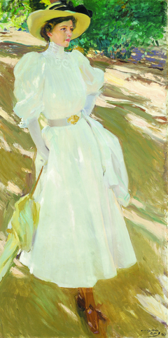 María at La Granja by Joaquin Sorolla y Bastida