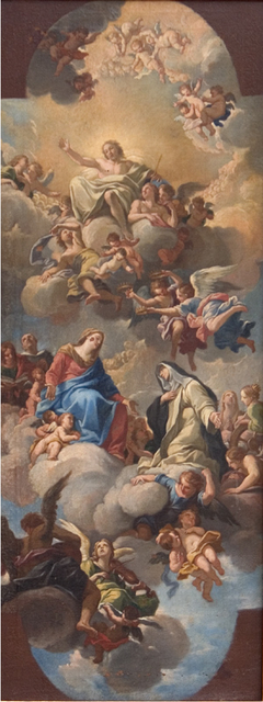 Mary Introducing St Catherine of Siena to Christ by Luigi Garzi