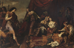 Masinissa Mourning Over the Death of Sophonisba (?) by Paolo Domenico Finoglia